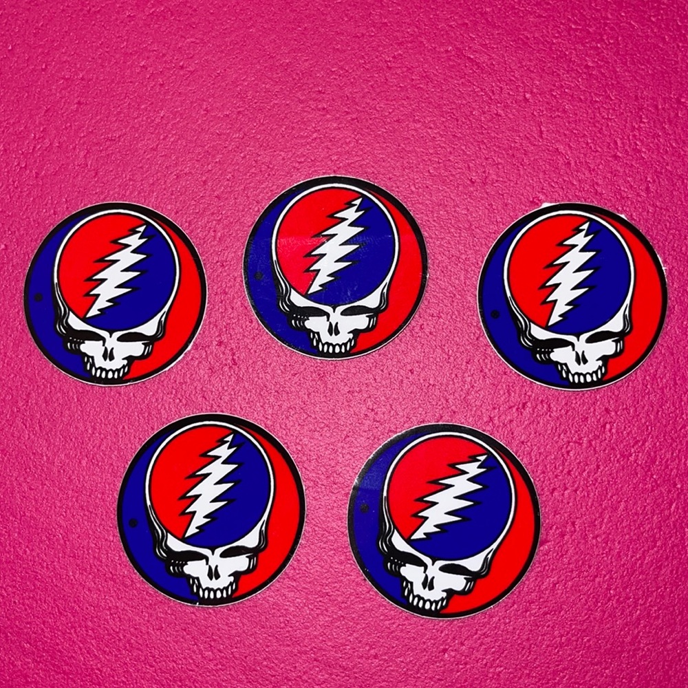 Grateful Dead stickers - 10 per pack